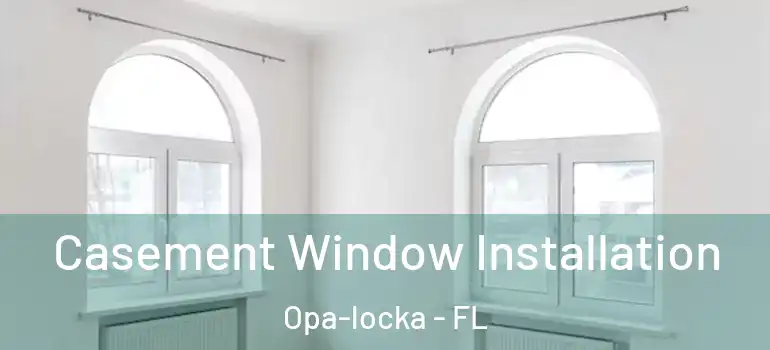  Casement Window Installation Opa-locka - FL